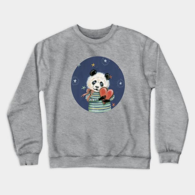 Kevin the giant panda Crewneck Sweatshirt by KayleighRadcliffe
